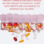 Finished formulations prices should be high enough to cover all costs with profits and low enough to increase sale volumes.