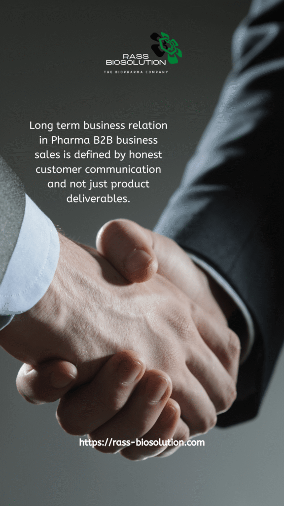 Pharma B2B business communications